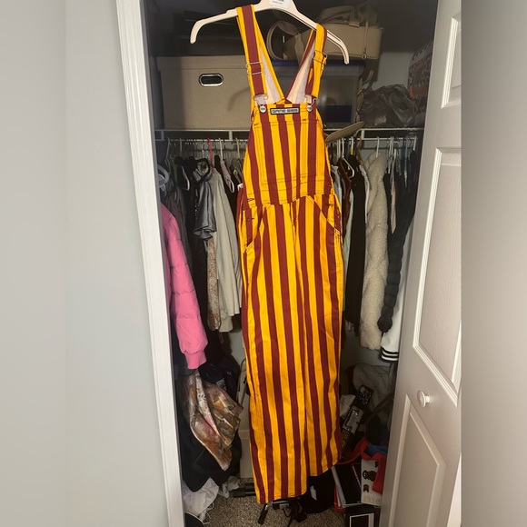 FSU handy overalls. XS. Garnet & Gold Adult Game Bibs. - Picture 3 of 6